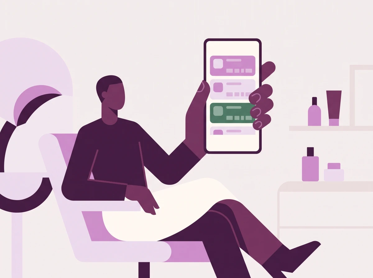 Flat illustration representing Nolira Team on iOS and Android.